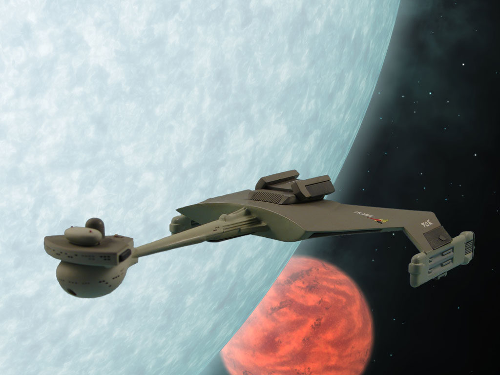 modelos a escala d7_01-1-1024x768 Star Trek: Klingon D7 Battle Cruiser  